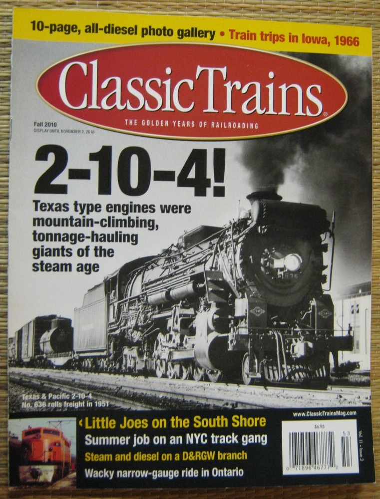 Classic Trains Magazine Fall 2010