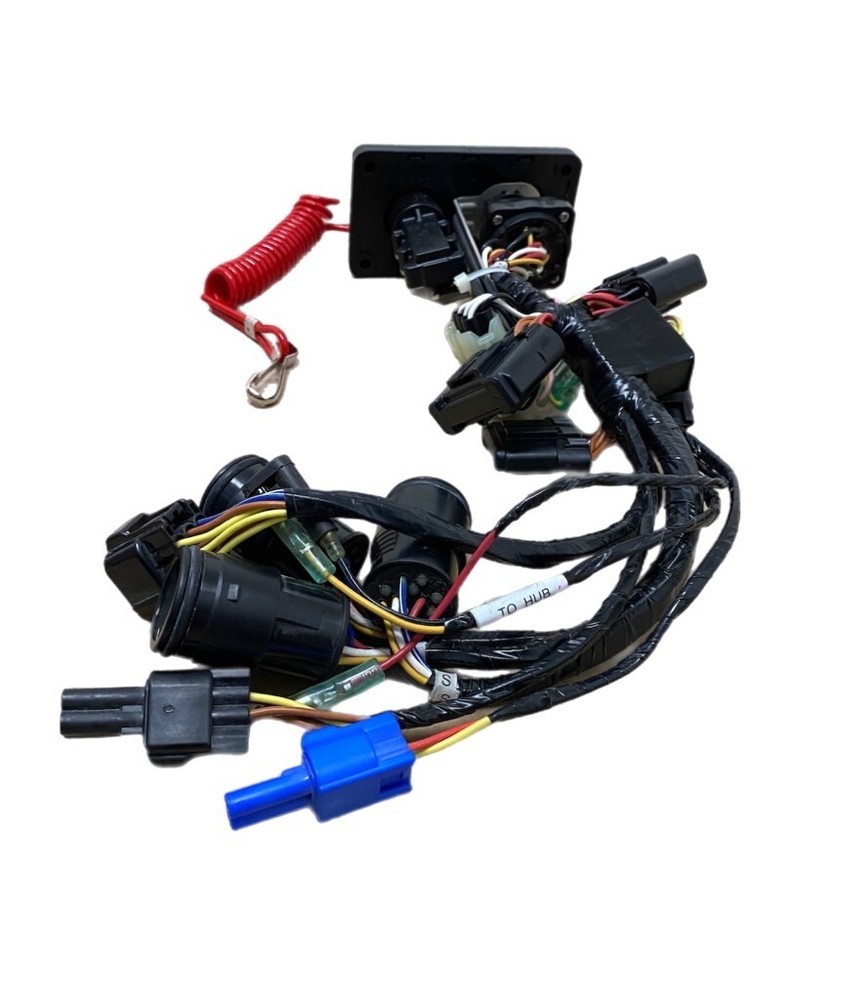 OEM Yamaha Single Engine Key Switch Panel w/ Kill Switch- #2 NO KEYS