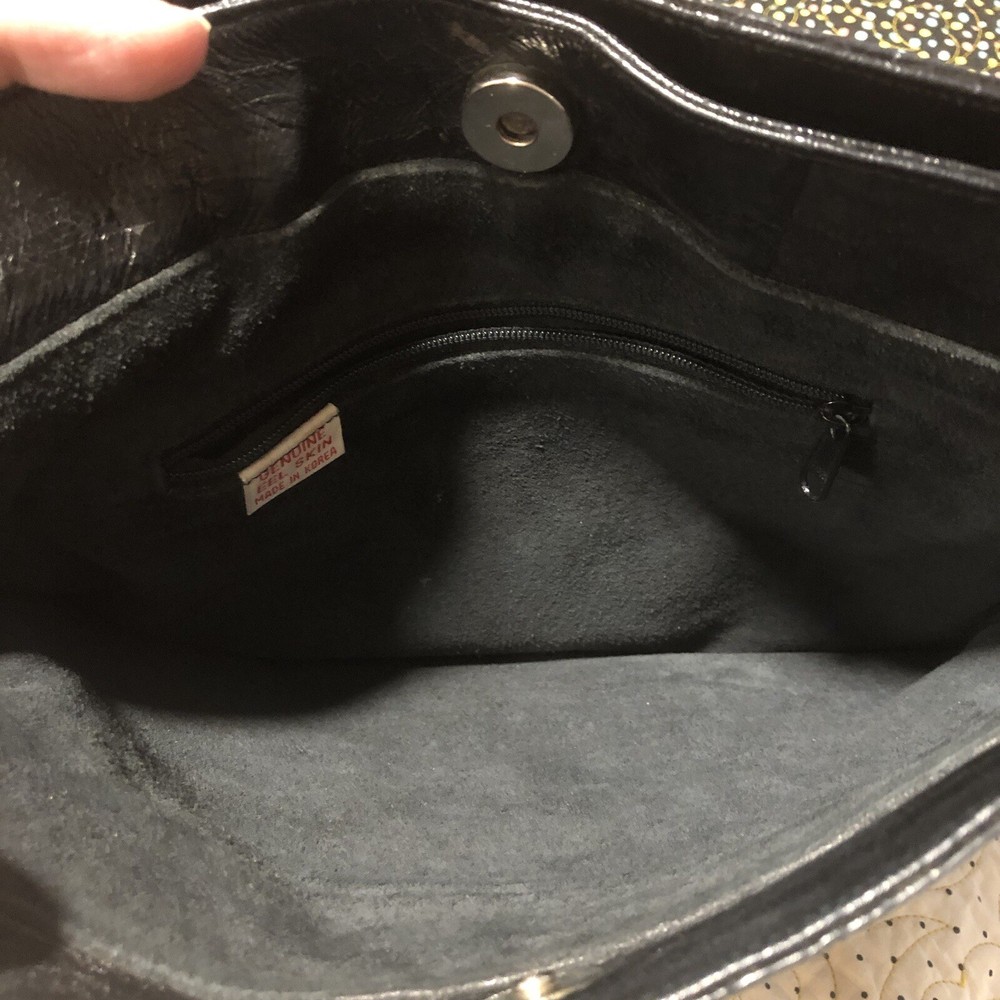 Vintage Black Eel Skin Purse