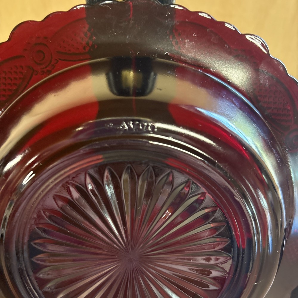 VINTAGE Avon 1876 Cape Cod Ruby Red Soup/Cereal Bowl