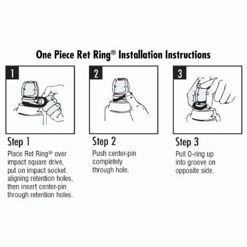 Grey Pneumatic 4110 1" Drive Socket Retainer Ring