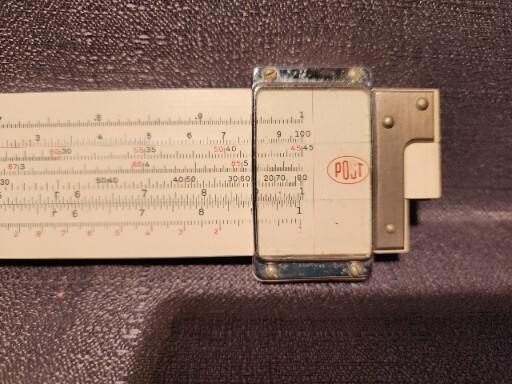 Vintage Post Slide Ruler