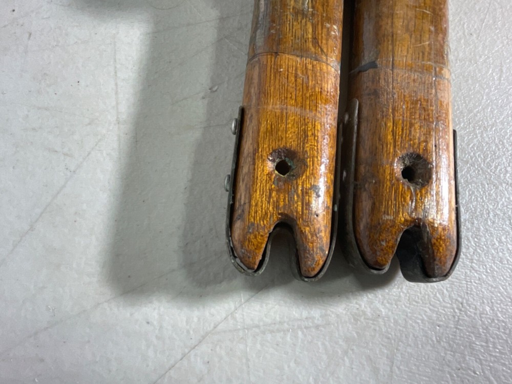 4 Vintage solid Teak Spars for sailboat Mast