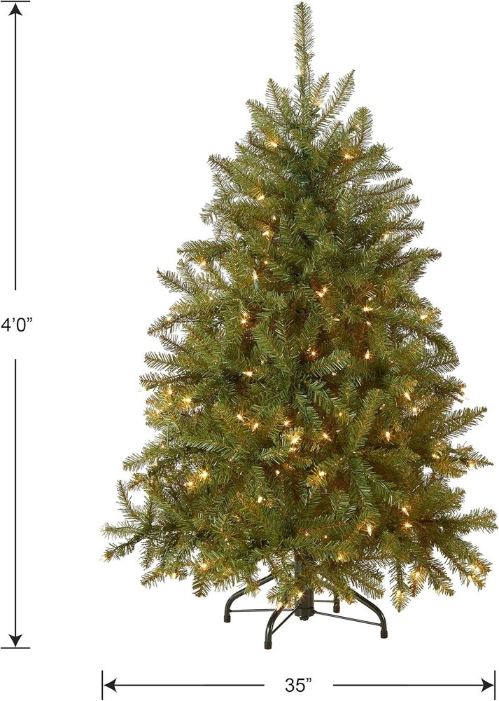 National Tree Company Pre-Lit Artificial Mini Christmas Tree