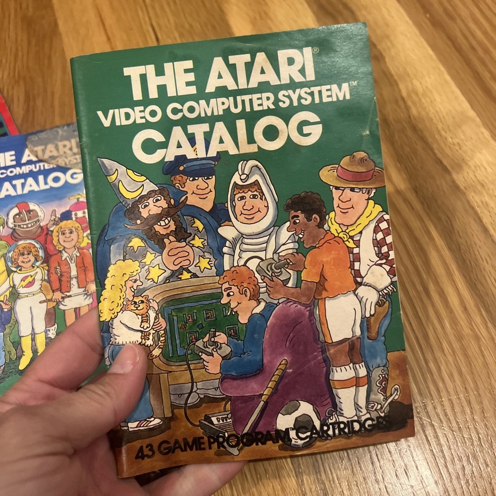 4 Atari Video Game Manuals And Atari Drove Dc Comic