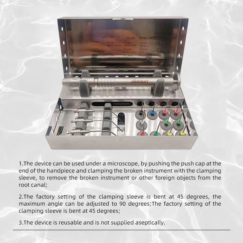 Dental Root Canal File Extractor Endo Broken Files Removal System Holder Tools