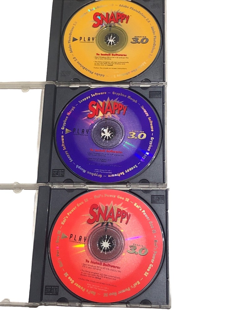 Snappy 3.0 Software 3 Disc Set
