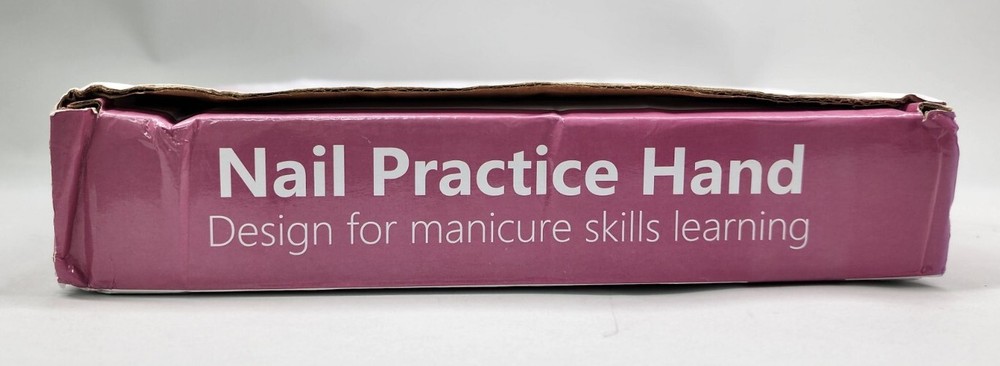 Practice Hand for Acrylic Nails, Professional Nail Practice Assorted Designs