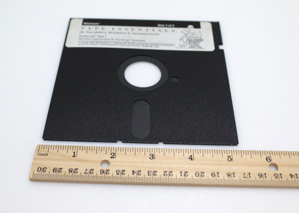Type Essentials - Bitstream, 1992 - Floppy Disks (5 1/4")