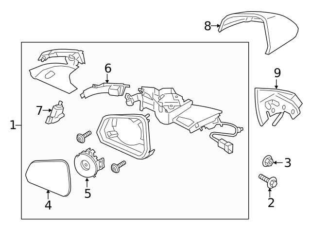 Genuine Ford Courtesy Light KR3Z13B375A