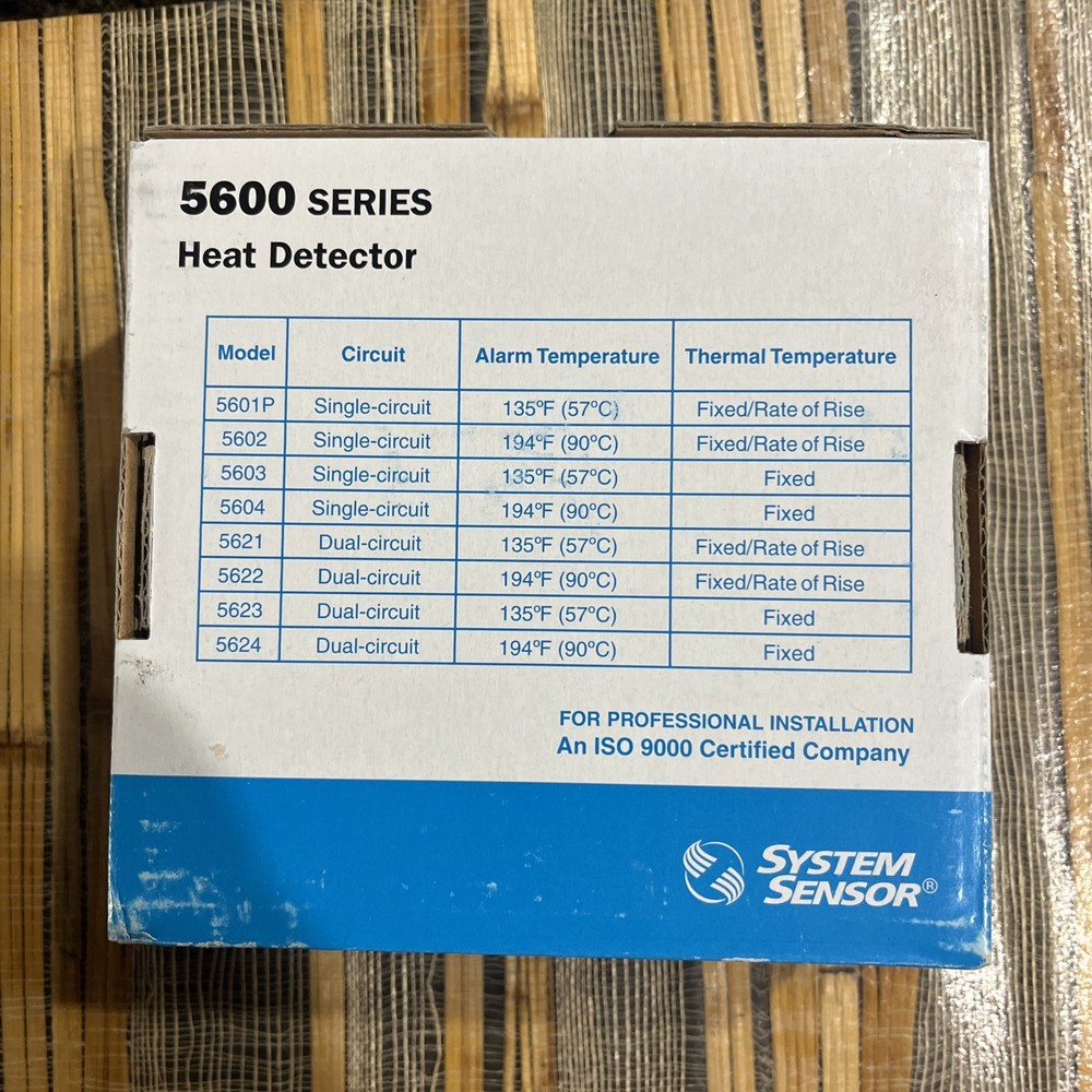 System Sensor 5603 Heat Detector, new