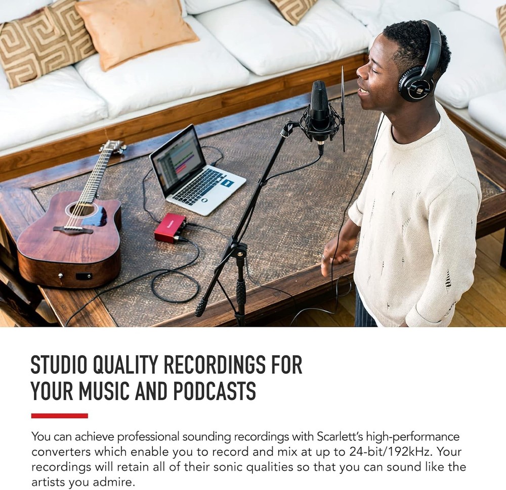 Portable & Professional Audio Interface – Scarlett Solo