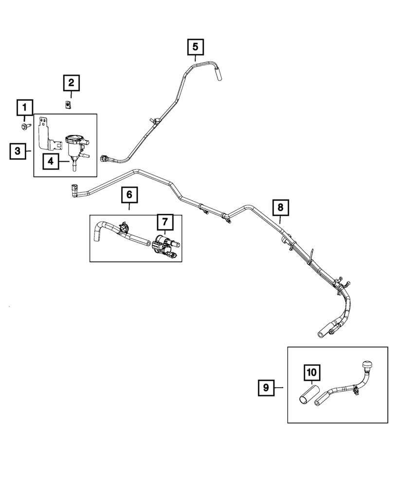 Genuine Mopar Purge Control Valve 4627834AB