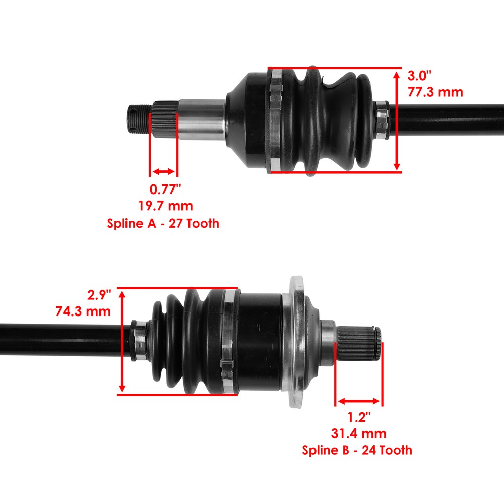 Front Right Complete CV Joint Axle for Arctic Cat 550 4X4 2009-2014