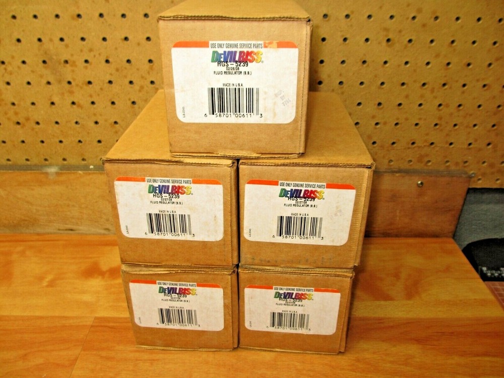 Devilbiss HGS-5239 *NEW* Fluid Regulator Stainless Steel