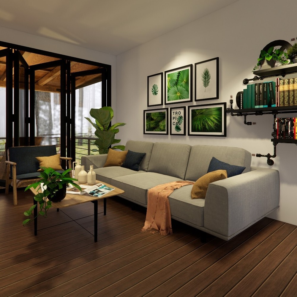 Container house plans - 2 bedrooms - 1 bathroom - Digital PDF File