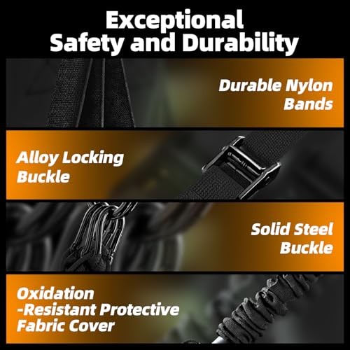 Pull Up Assistance Bands - Adjustable Heavy Duty Resistance Band for Pull Black