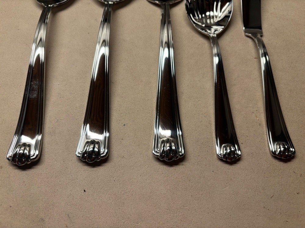 Gorham stainless AMBROSE - 5 pc hostess set NEW