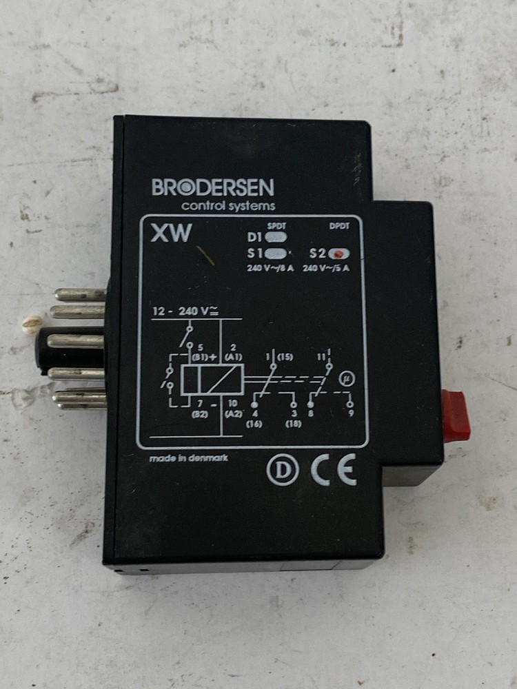 BRODERSEN UNIC XW CONTROL SYSTEM RELAY