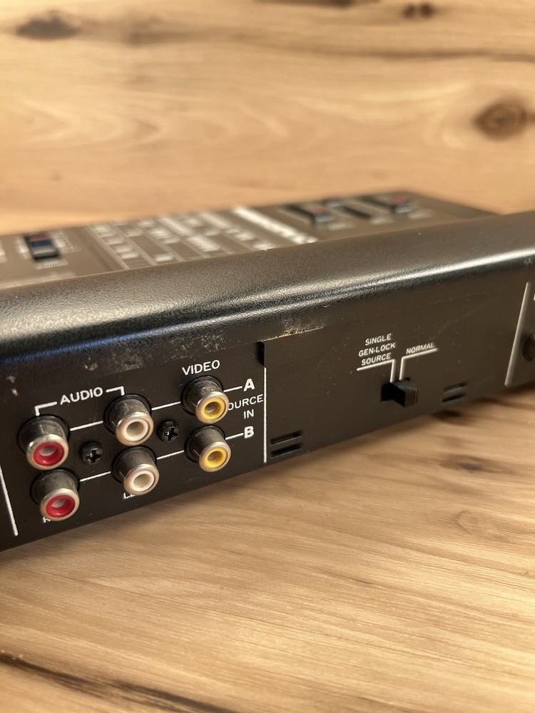 Ambico Audio/Video Editing Effects Mixer Model V-6300 Untested - Powers On