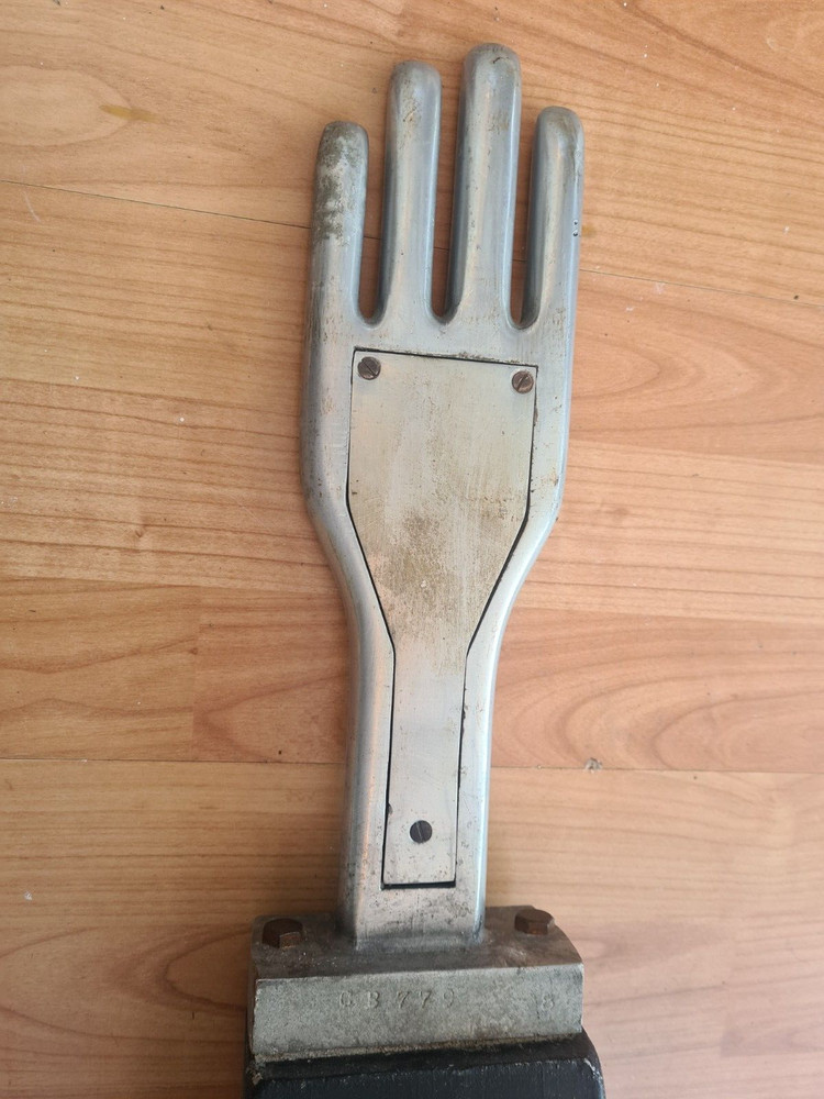 Hand Scientific Instrument Vintage Aluminium + Heating Element Glove Testing ?