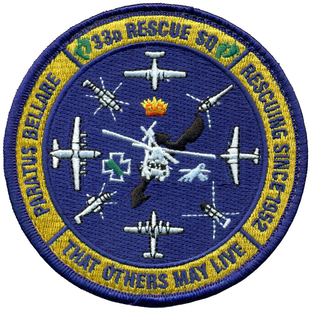 USAF 33d RESCUE SQUADRON – 70th ANNIVERSARY PATCH
