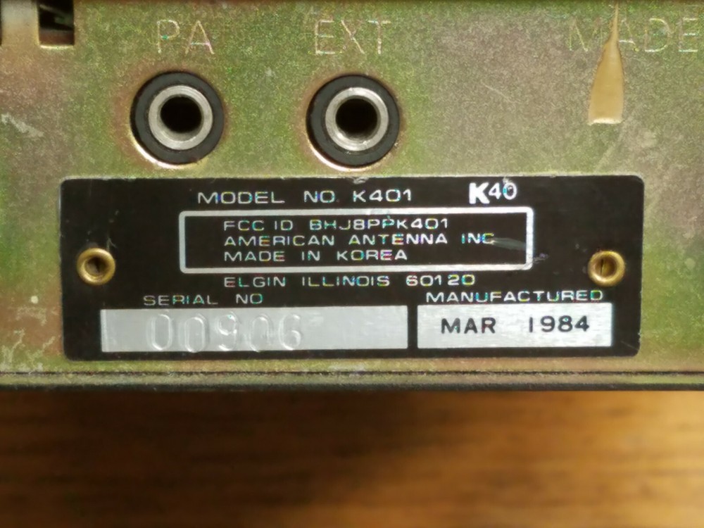 K40 CB Radio With Mount