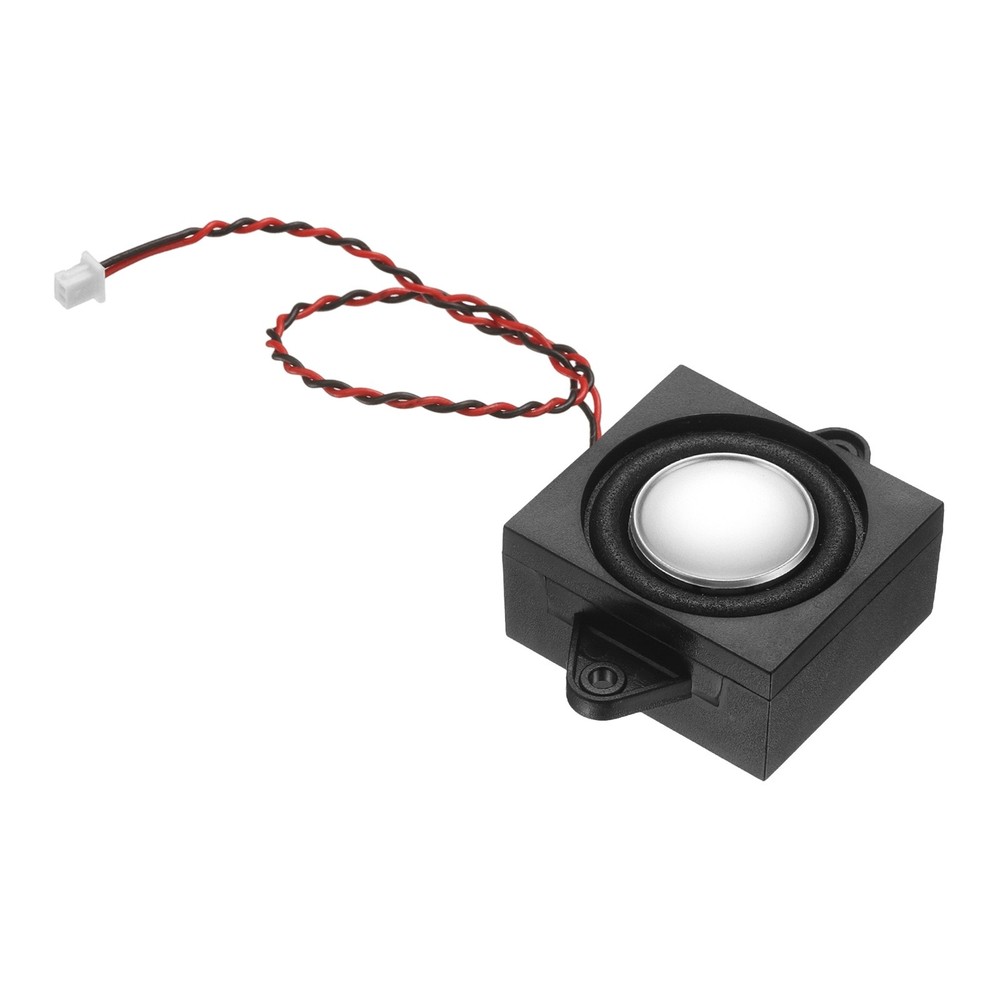 3W 4Ω Mini Speaker, 1PCS Full-Range Portable Micro Loudspeaker, Black Silver