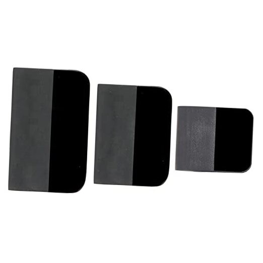 PPF Squeegee Soft Silicone Rubber Scraper Anti-Scratch TPU Coating Black