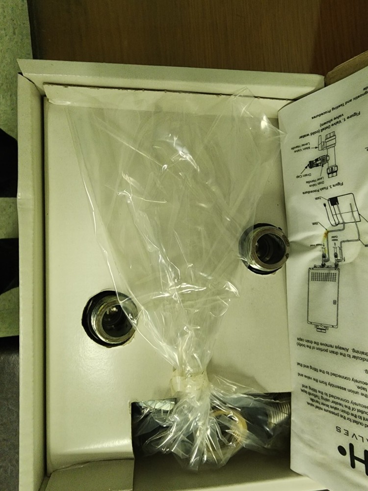 tankless water heater service valve kit