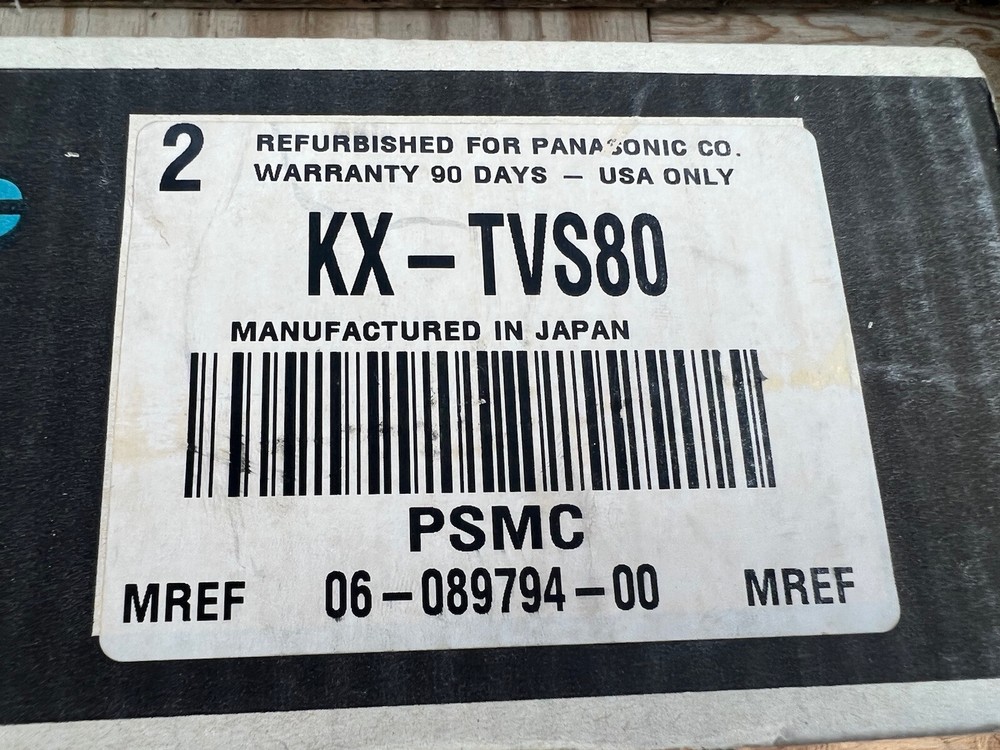 Panasonic KX-TVS80 Voice Processing Voicemail Unit *Refurbished*