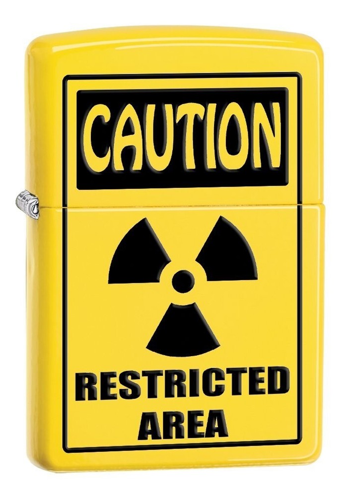 Zippo 28318 Caution Lemon Finished