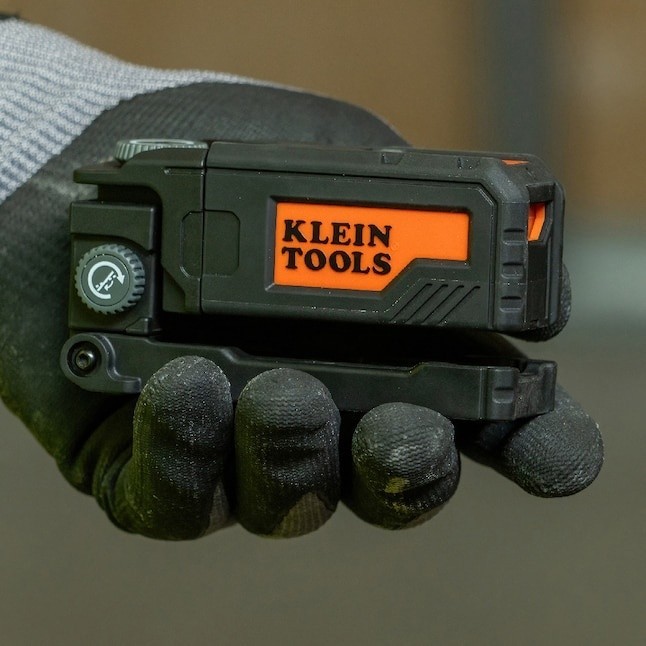 KLEIN TOOLS - RED POCKET LASER LEVEL - TRIPOD MOUNTABLE - COMPACT PORTABLE