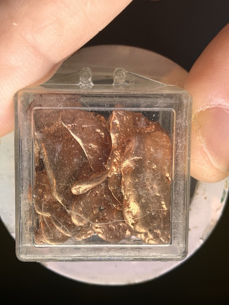 Copper Natural Thick Flakes Thin Nuggets