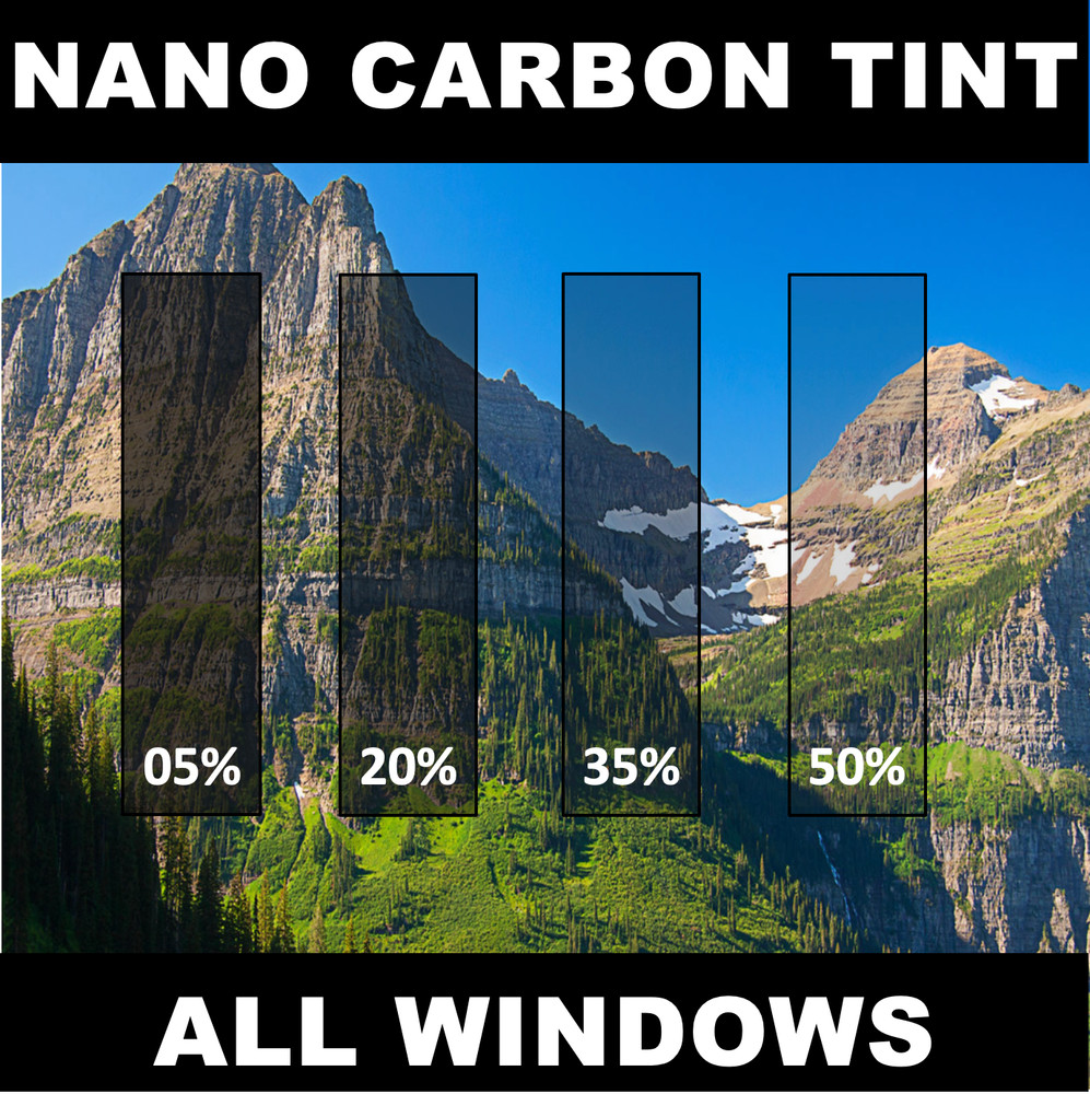 Jeep Wrangler Hardtop Model Precut Complete Window Tint Nano Carbon