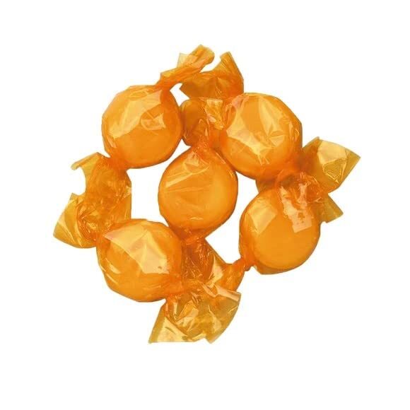 Bayside Candy Butterscotch Hard Candy - Individually Wrapped Candy - Yellow