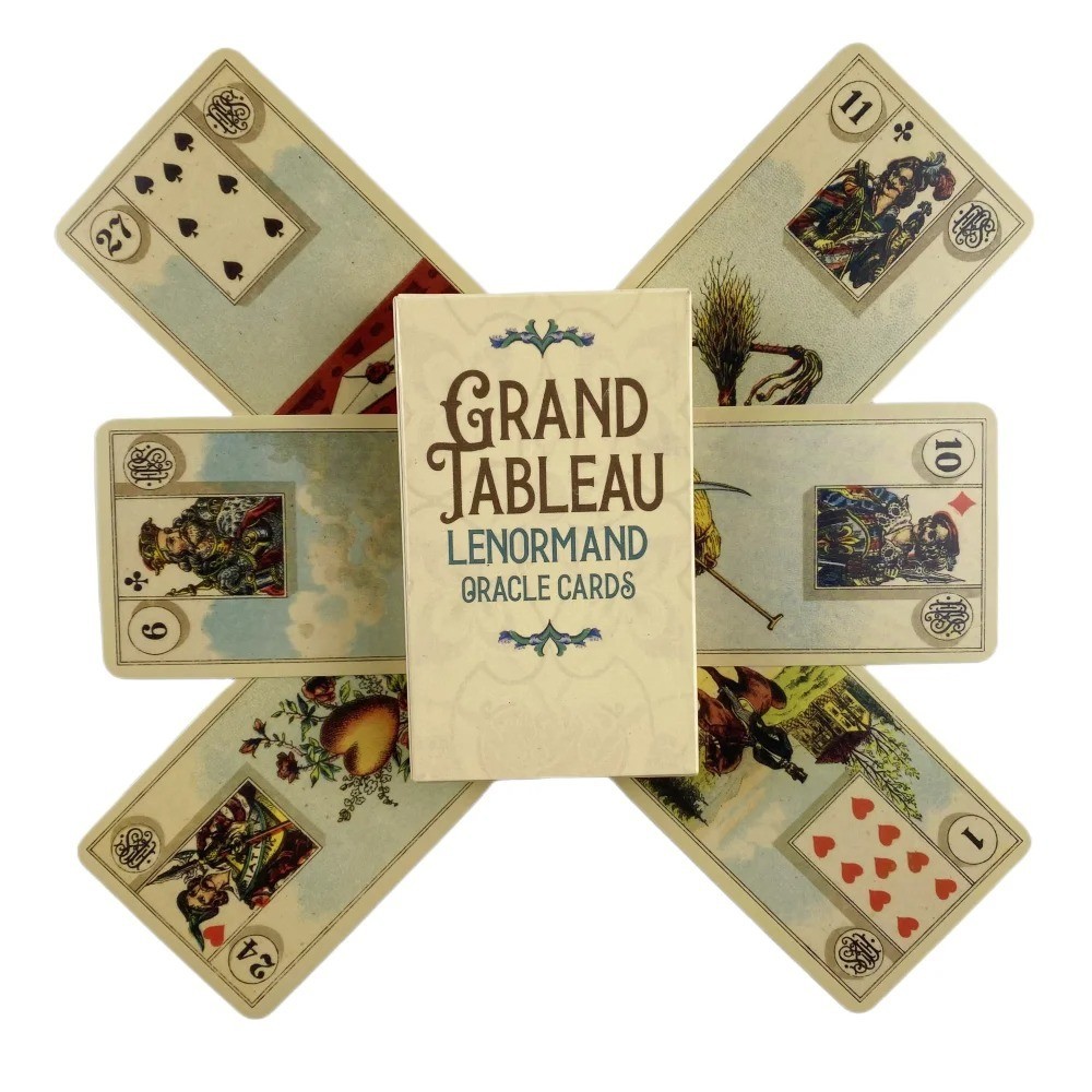 Grand Tableau Lenormand Oracle Cards | Fortune-Telling, Divination, Guidebook