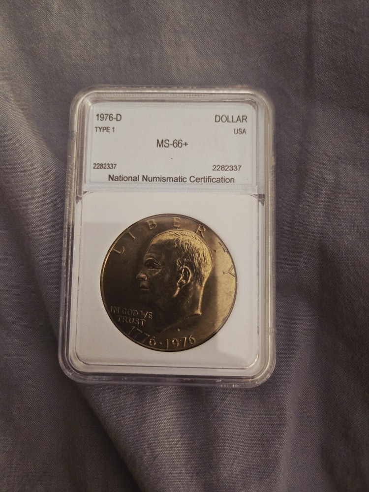 1976 D Type 1 Eisenhower Dollar