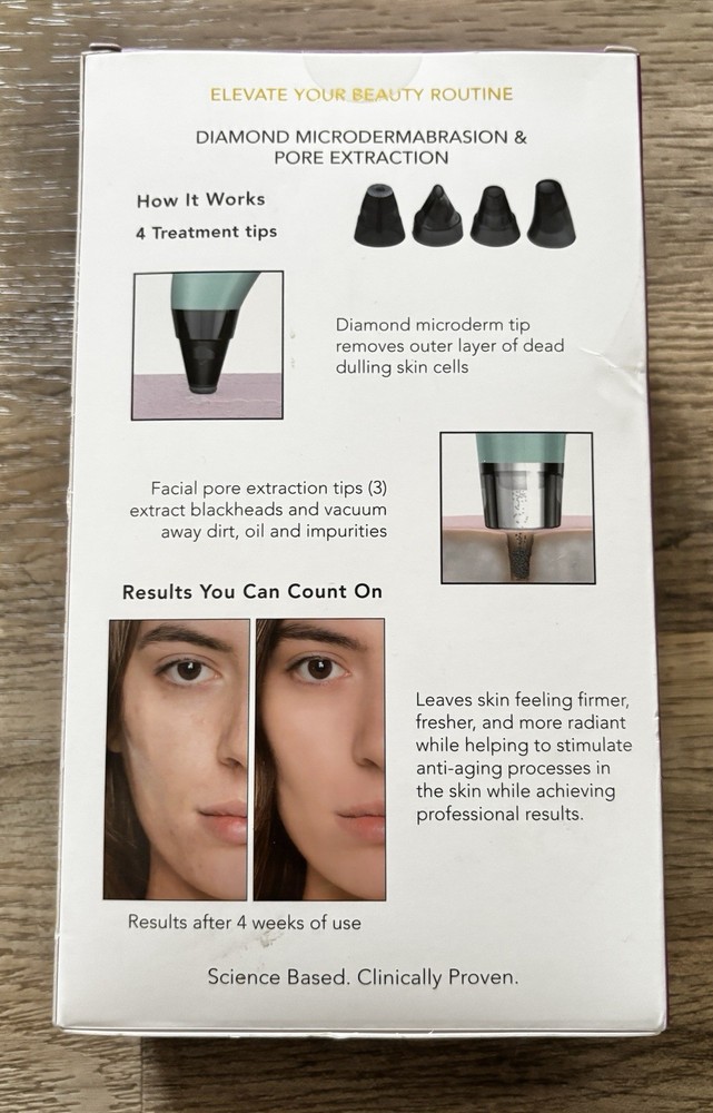 Spa Sciences Mio Microdermabrasion & Pore Extraction Skin Resurfacing System