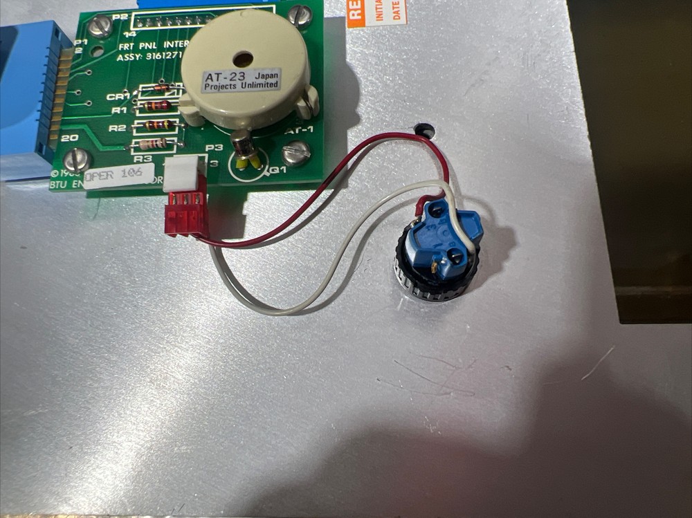 MODEL 7690, MAT. HANDLER CONTROL, BRUCE IND.CNTRL Front Panel Used Surplus