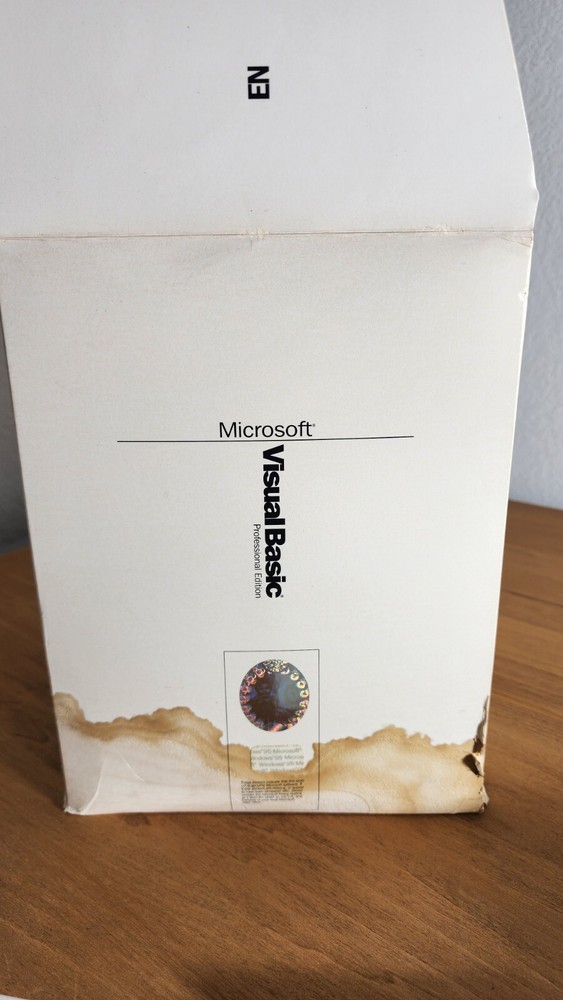 Microsoft Visual Basic Professional Edition 4.0 W/CD Key Windows 95 VB4 Pro