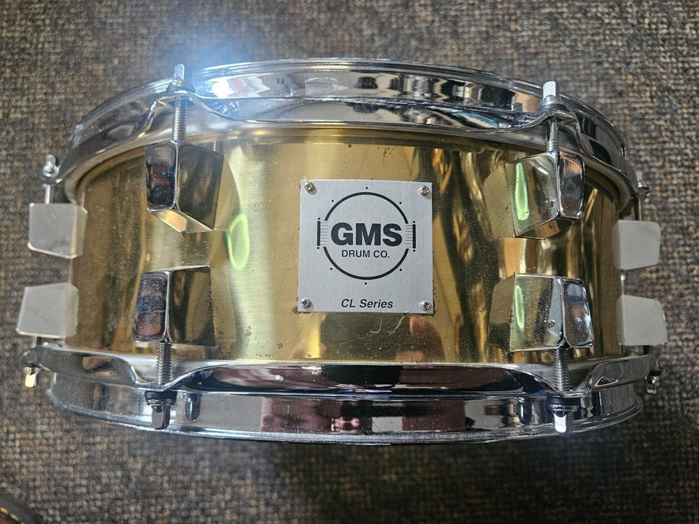 GMS CL Series Brass Snare Drum