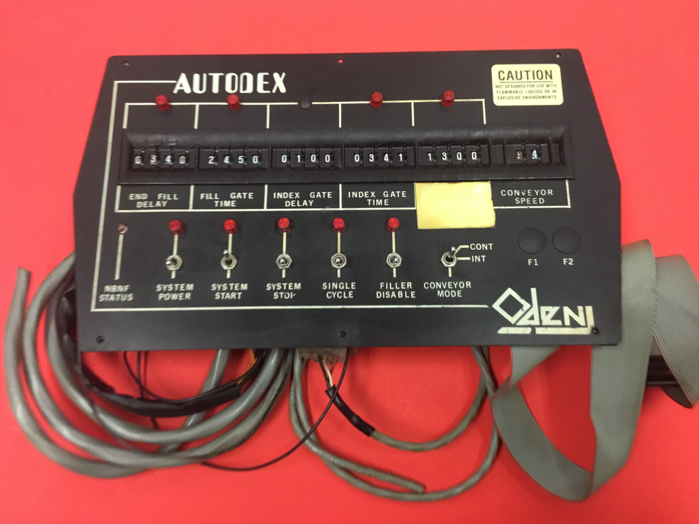 Oden Corp. - Autodex S1-FP - Rev. 10/82 - Control Panel/Board