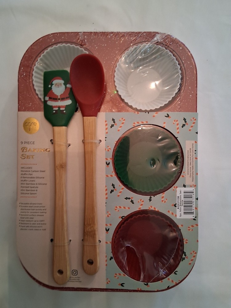 9pc Mini Baking Set by CORE KITCHEN New in Pkg.