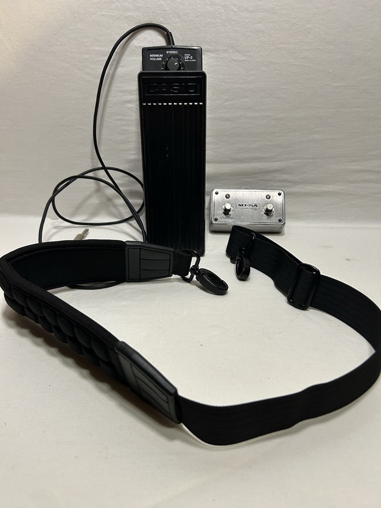 Casio Volume Pedal +Mesa Boogie footswitch and adjustable guitar strap Bundle