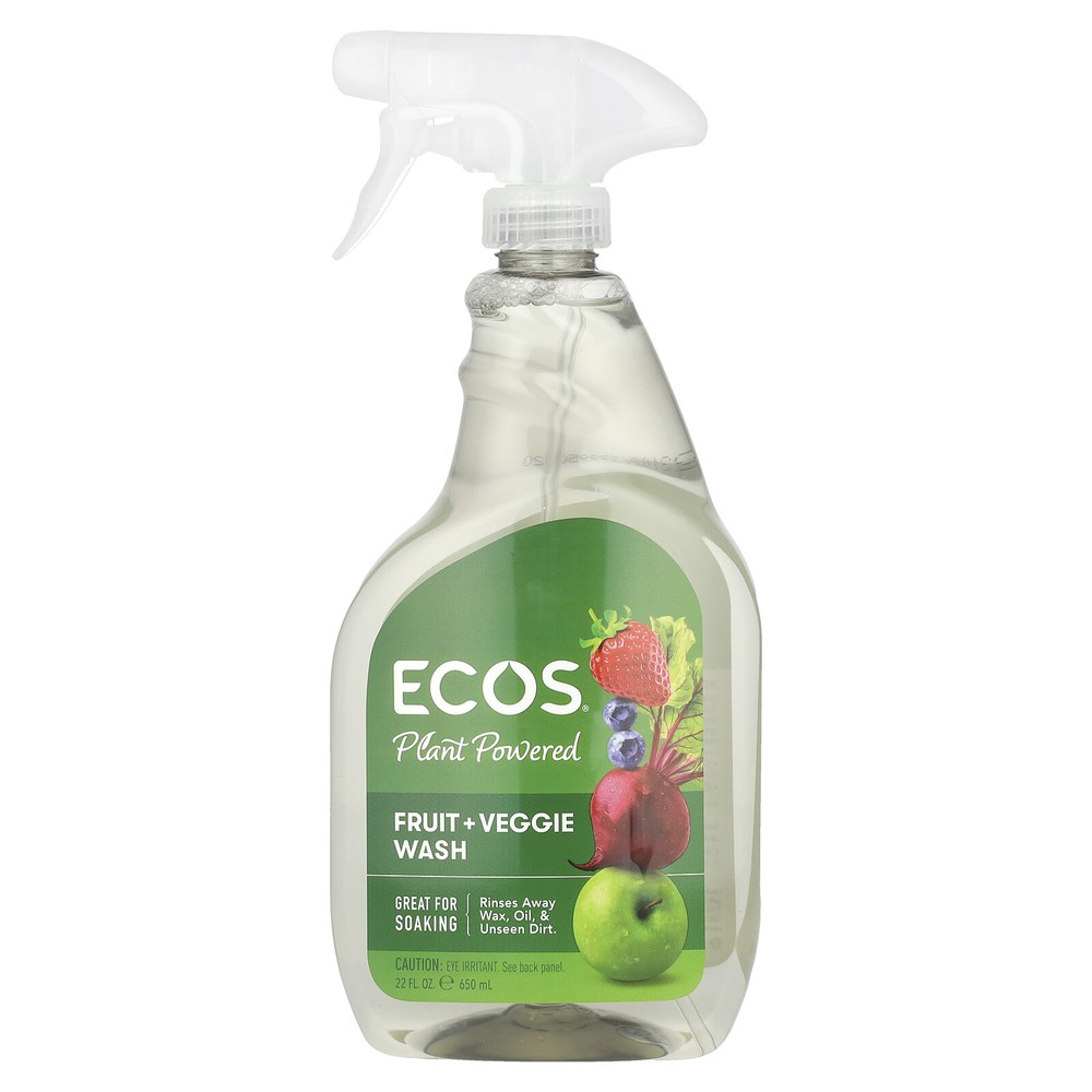 Plant Powered, Fruit + Veggie Wash, 22 fl oz (650 ml)
