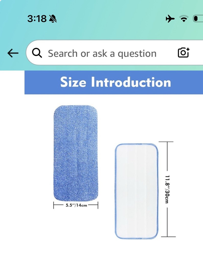 Mop Pads Microfiber Cleaning Pads Mops 12 Inch Mops- Washable 4 pack