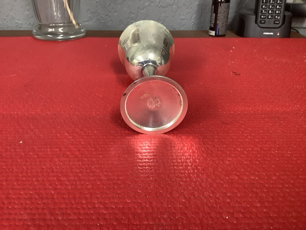 silver plated wine goblets