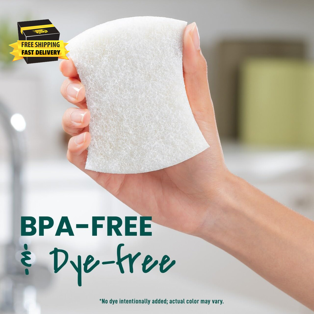 ® Greener Clean™ Non-Scratch Scrub Sponge, 6 Pack, 6 Units per Case ⭐️⭐️⭐️⭐️⭐️