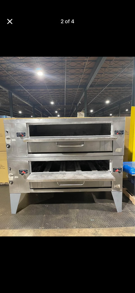 Baker's Pride Y-600 Deck Pizza Oven Double Stack W/ Complete Stones
